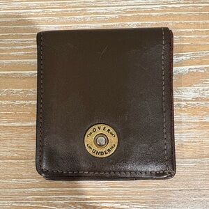 Horween Over Under Bi-Fold Brown Leather Wallet